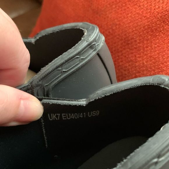 Hunter block boots size 9 gray - Picture 2 of 5